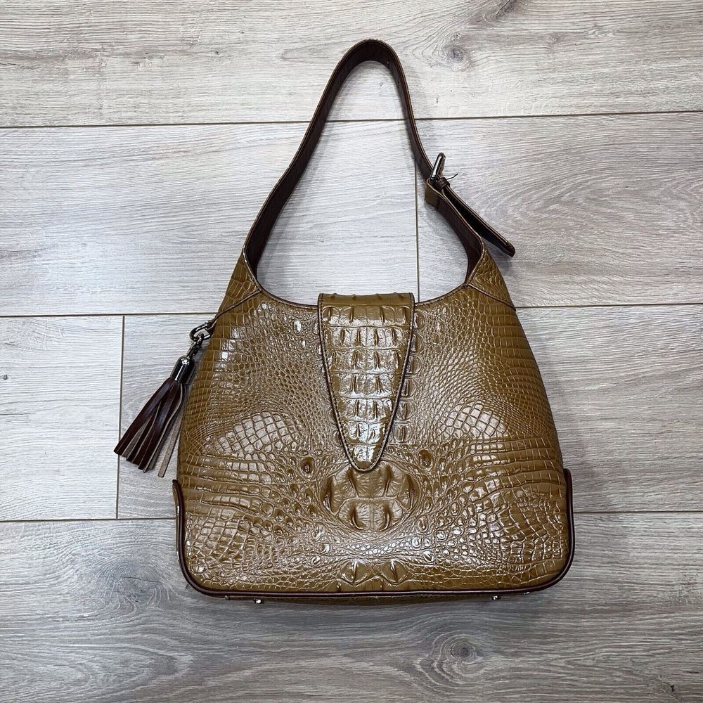 Concealed Carrie Crocodile Leather Adjustable Buckle Strap‎ Gun Tote Purse